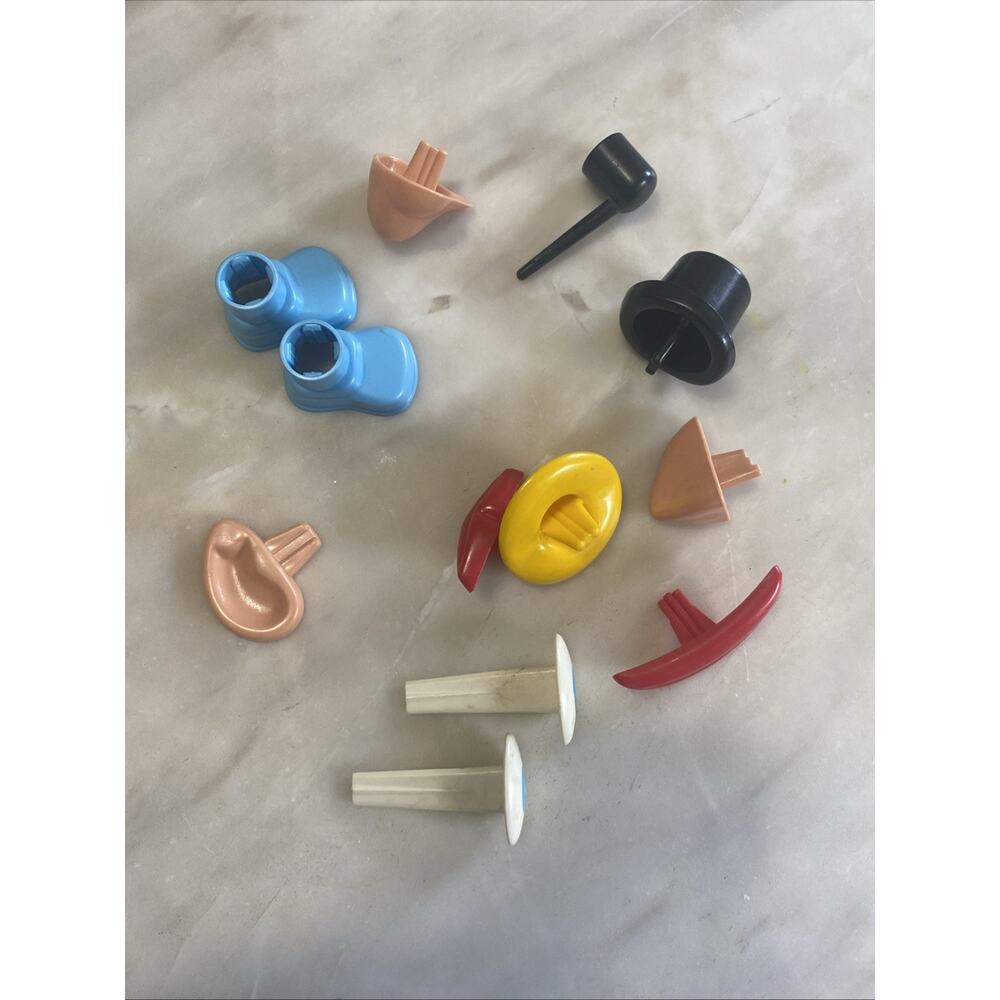 Mr. Potato Head Vintage Lot Hasbro 1973 Kids Toy Accessories 12 pieces